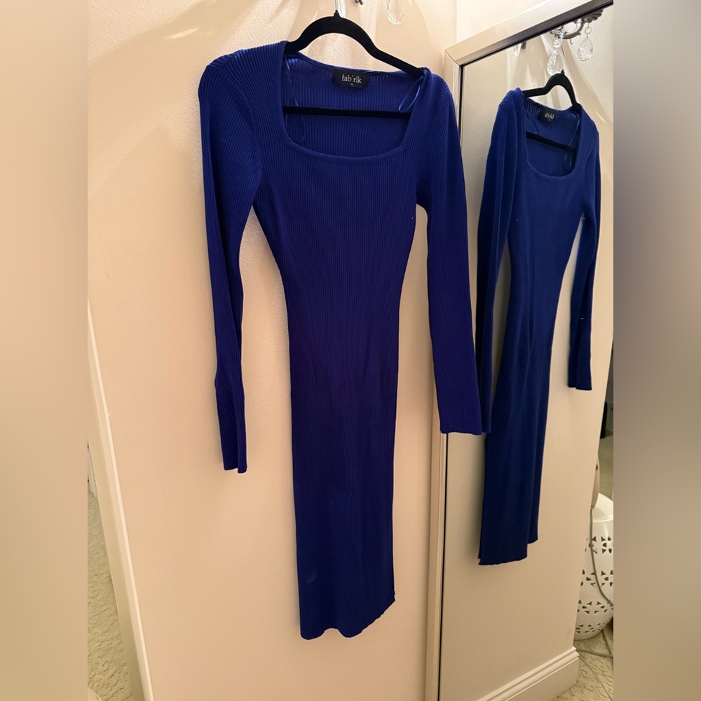 Fabrik Royal Blue Bodycon Dress